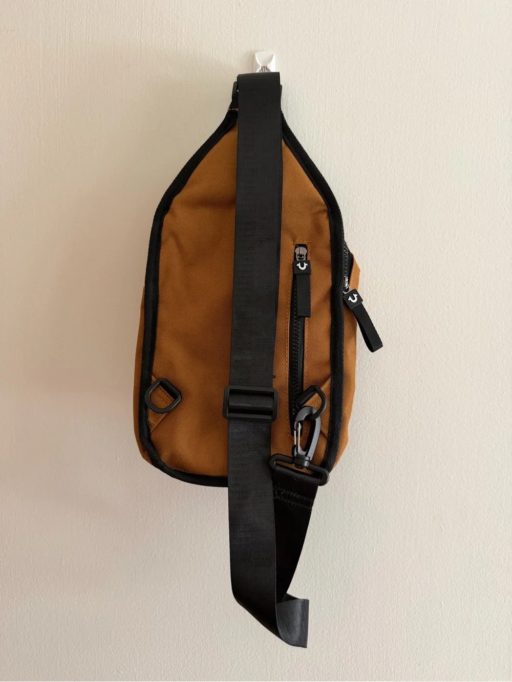 NWOT True Religion Crossbody Bag Yeta Tan Brown Belt bag Backpack